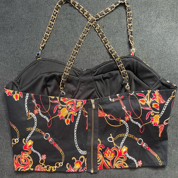 Chain Strap Sexy Top - Picture 2 of 4